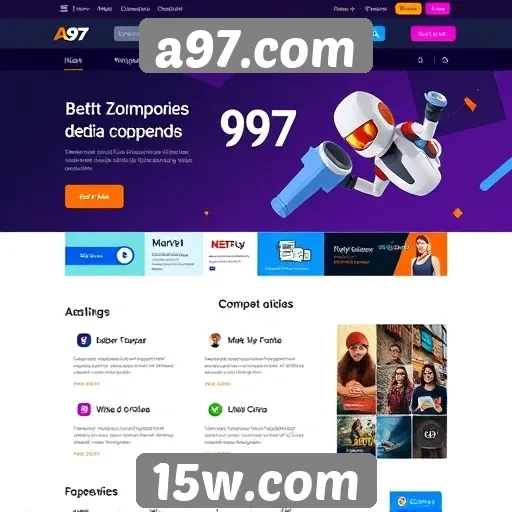 Avaliação da interface do site a97.com